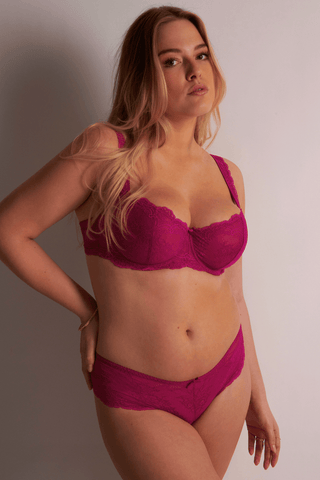 Aubade Danse des Sens Half Cup Bra Pink Passion