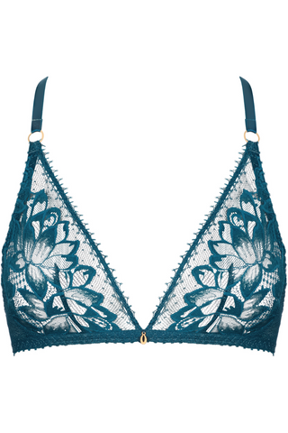 Aubade Blue Lace Bralette Flawless Love - Triangle Bra