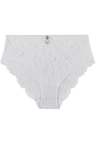 Aubade Flowermania High Waist Brief White