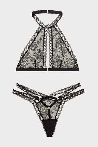 Boîte à Désir Frisson Ephemere Lace Bralette & Thong