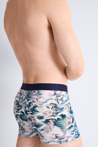 Men's Olympus Wave Pattern Boxer - Aubade Homme 
