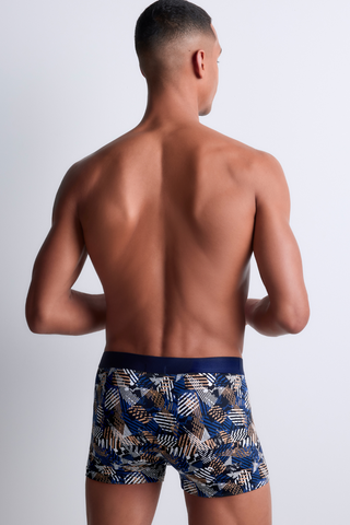 Aubade Homme Men's Psychedelik Stripes Gots Boxer | Organic Cotton Boxers