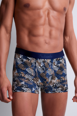 Aubade Homme Men's Psychedelik Stripes Gots Boxer | Organic Cotton Boxers