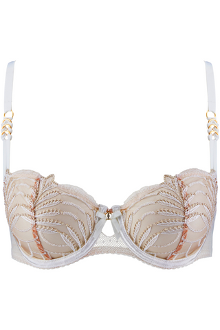 Aubade Hypnolove Half Cup Bra Gold Feather