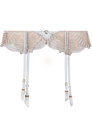 Aubade Hypnolove Suspender Belt Gold Feather