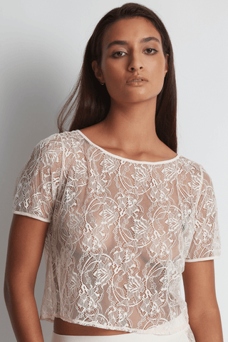 Aubade Lazy Days Short Sleeve Top Petal