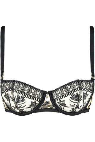 Aubade Magnetic Spell Half Cup Bra Mystere Black