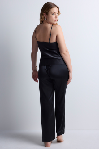 Aubade Midnight Whisper Silk Trousers Black | French Nightwear