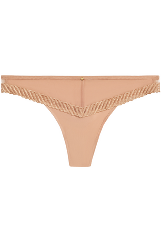 Aubade  Sand Tanga Thong Sheer Emotion | French Knickers