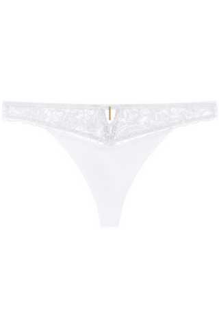 Aubade Satin Memories Arctic Blue Tanga | French Knickers
