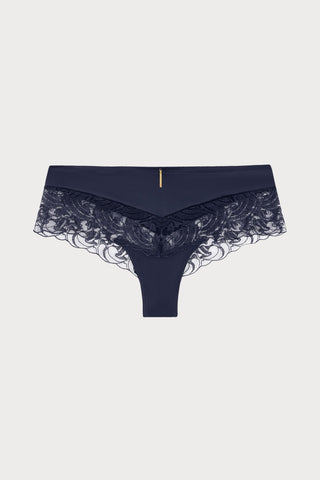 Satin Memories Deep Sea Cheeky Brief