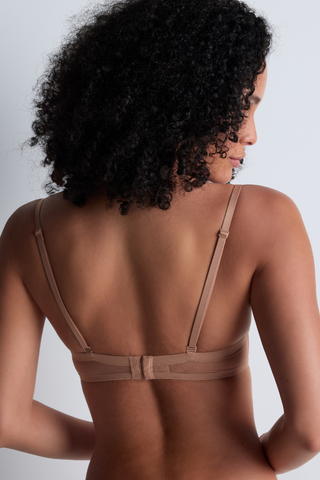 Aubade Sand Multiway Plunge Bandeau Bra Sheer Emotion | Strapless Bra