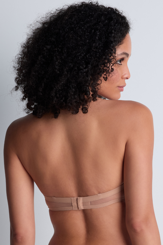 Aubade Sand Multiway Plunge Bandeau Bra Sheer Emotion | Strapless Bra