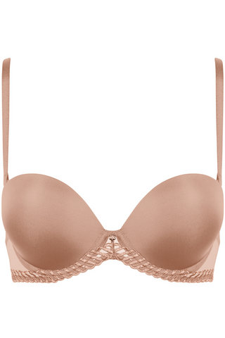 Aubade Sand Multiway Plunge Bandeau Bra | Sheer Emotion Lingerie