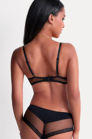 Aubade Sheer Emotion Shorty Black