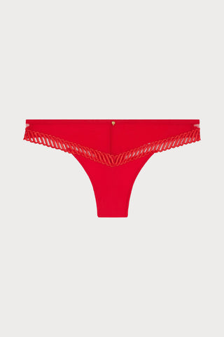 Sheer Emotion Red Tanga