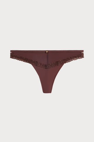 Sheer Emotion Brown Tanga