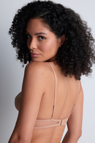 Aubade Sand Wireless Bralette | Sheer Emotion