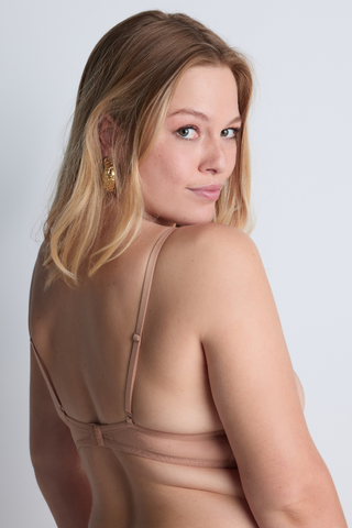 Aubade Sand Triangle Bra | Sheer Emotion