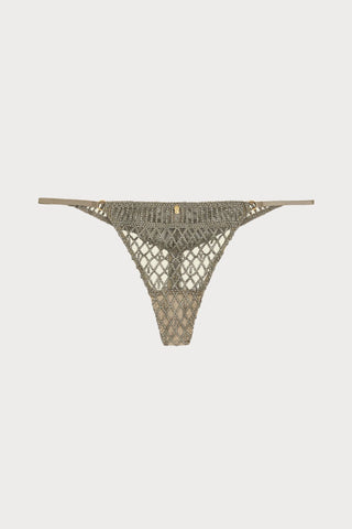 Stardust Dream Green Embroidery Tanga