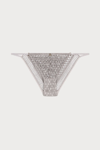 Stardust Dream Silver Embroidery Mini Coeur Brief