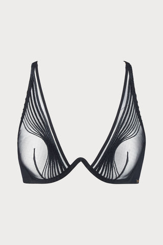 Cindy Bruna x Aubade Sumptuous Waves Monowire Triangle Bra