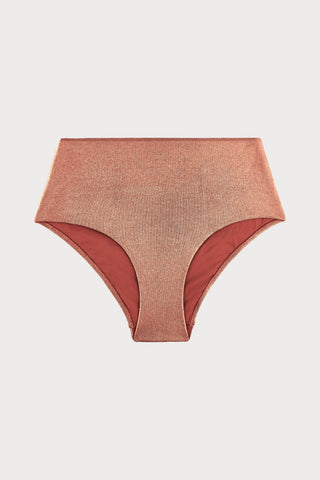 Sunlight Glow High Waist Bikini Bottom, Size XS (UK 8)
