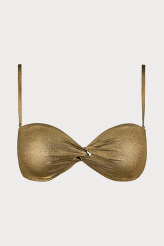 Sunlight Glow Moulded Bandeau Bikini Top