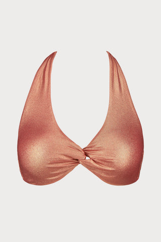 Sunlight Glow Moulded Triangle Bikini Top