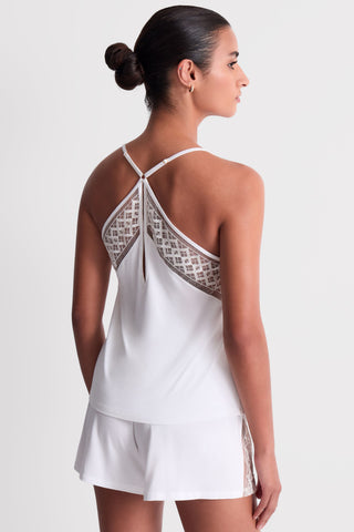 Aubade Black Modal Camisole with Embroidery Sweet Obsession