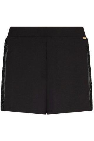 Aubade Black Modal Shorts with Embroidery Sweet Obsession