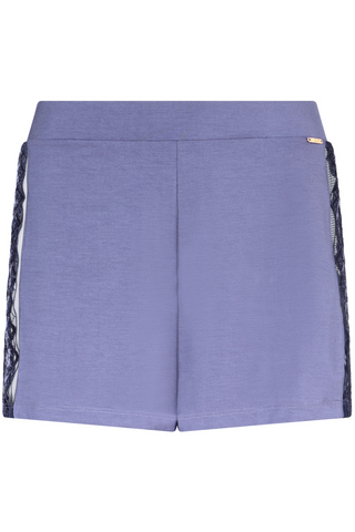 Aubade Blue Modal Shorts with Embroidery Sweet Obsession
