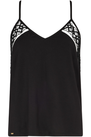 Aubade Black Modal Camisole with Embroidery Sweet Obsession