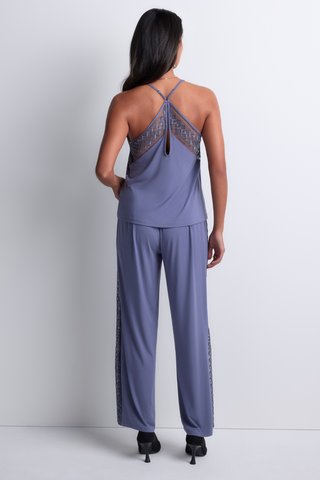 Aubade Blue Modal Camisole with Embroidery Sweet Obsession