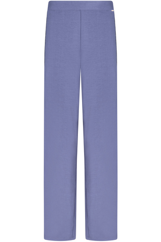 Aubade Blue Modal Trousers with Embroidery Sweet Obsession