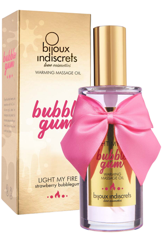 Bijoux Indiscrets Bubblegum Warming Massage Oil 100ml