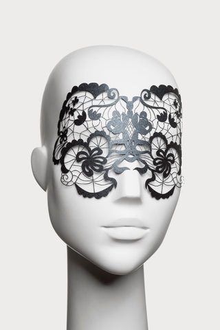Bijoux Indiscrets Anna Vinyl Mask Black