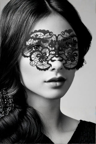 Bijoux Indiscrets Anna Vinyl Mask Black