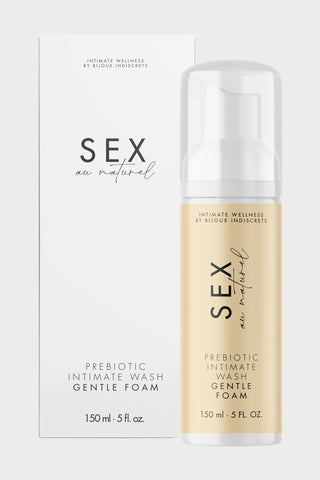 Bijoux Indiscrets Sex Au Naturel Prebiotic Intimate Wash Gentle Foam 150ml - Naughty Knickers