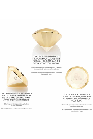 Bijoux Indiscrets Twenty One Vibrating Diamond Gold