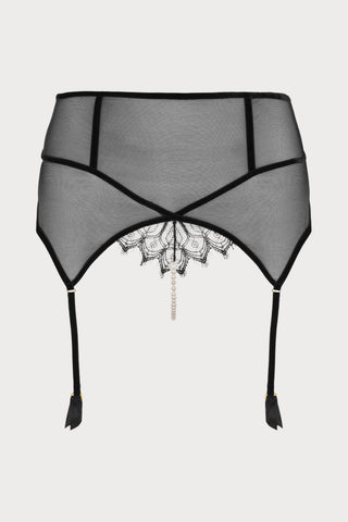 Bracli Kyoto Daisy Suspender Brief | Luxury Lace & Pearl Garter Brief Naughty Knickers Bracli Kyoto Daisy Suspender Brief | Luxury Lace & Pearl Garter Brief Naughty Knickers