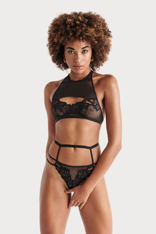 Bracli London Halterneck Bra Black