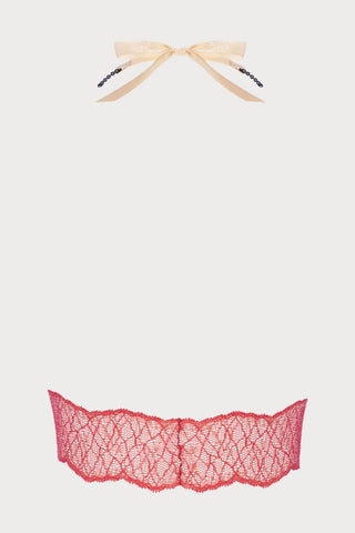 Sydney Daisy Dark Pearl Bra Red