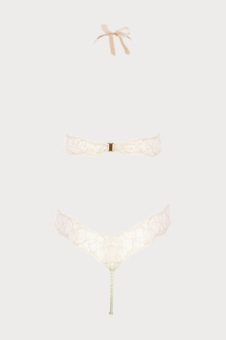 Sydney Daisy Double Pearl Body in Ivory