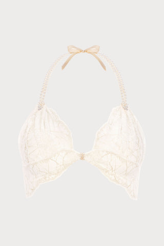 Sydney Daisy Pearl Bra in Ivory