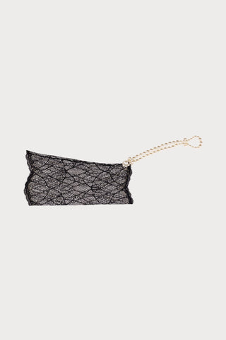 Bracli Sydney Daisy Pearl Black Lace Glove - Naughty Knickers