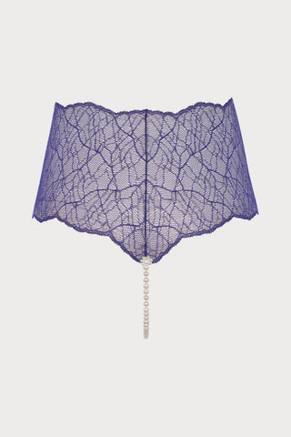 Sydney Daisy Pearl Panty in Blue