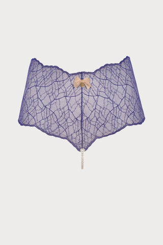 Sydney Daisy Pearl Panty in Blue