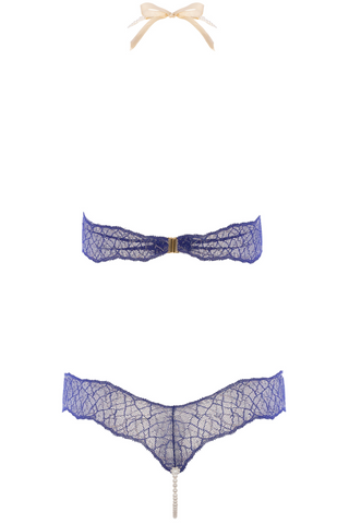 Bracli Daisy Sydney Single Pearl Body Blue - Blue Lingerie