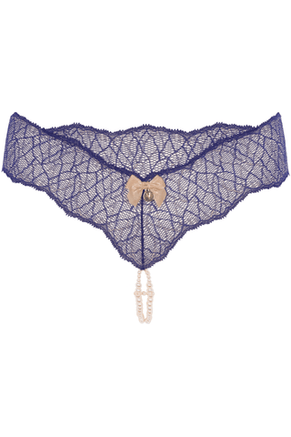 Bracli Sydney Double Pearl Thong Blue